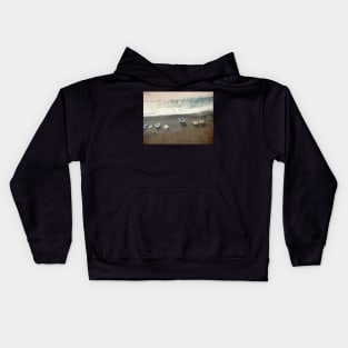 Waves and Boats Kids Hoodie